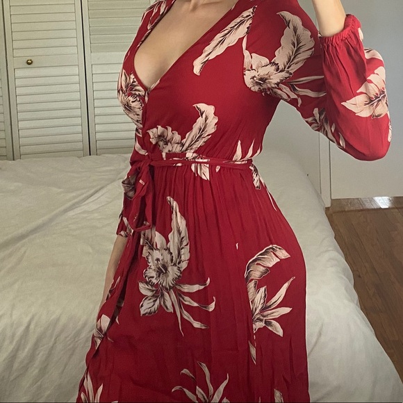 Floral printed maxi dress - Picture 2 of 4